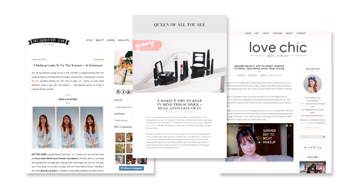 Avon Sponsored Content case study